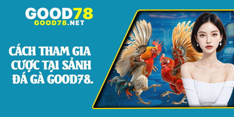 Cách Tham Gia Cược Tại Sảnh Đá Gà Good78.